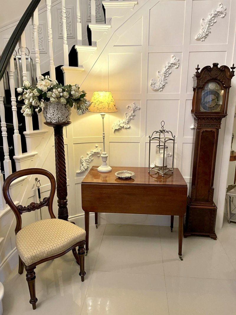 Antique George III Quality Mahogany Pembroke Table - Image 6